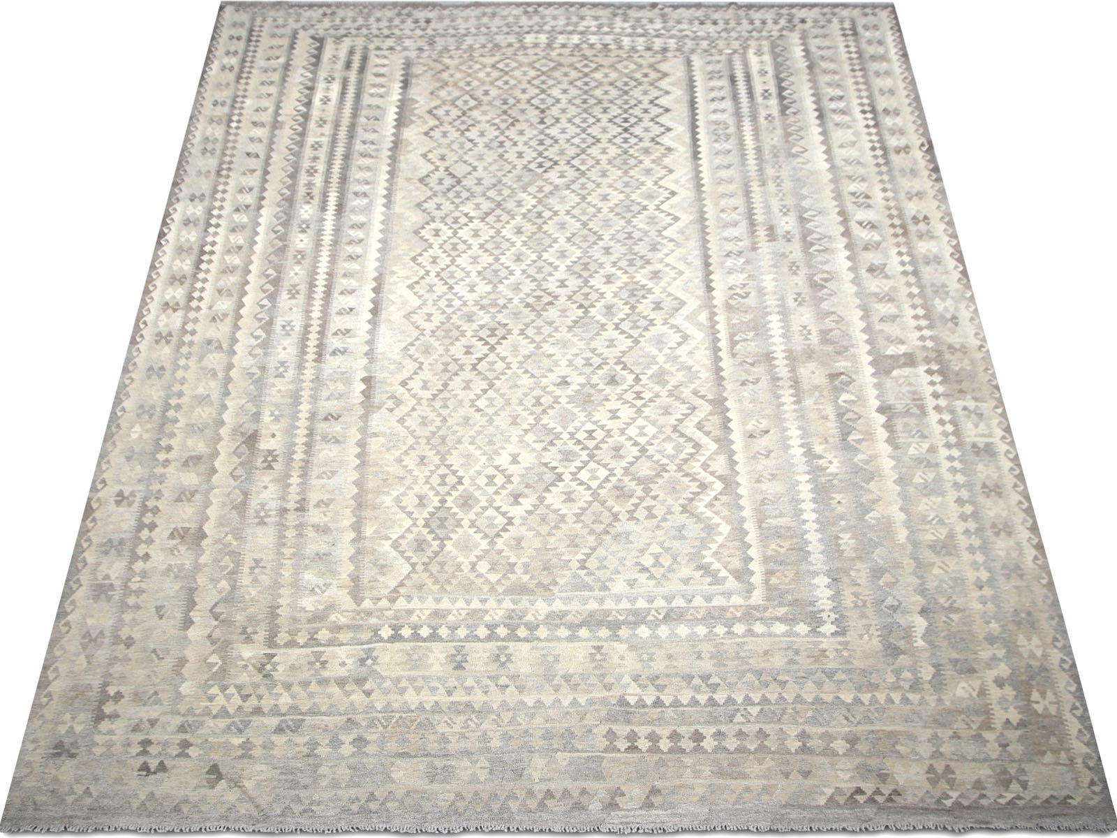 Vintage Afghan Maimana Kilim - 11'1" x 15'2"