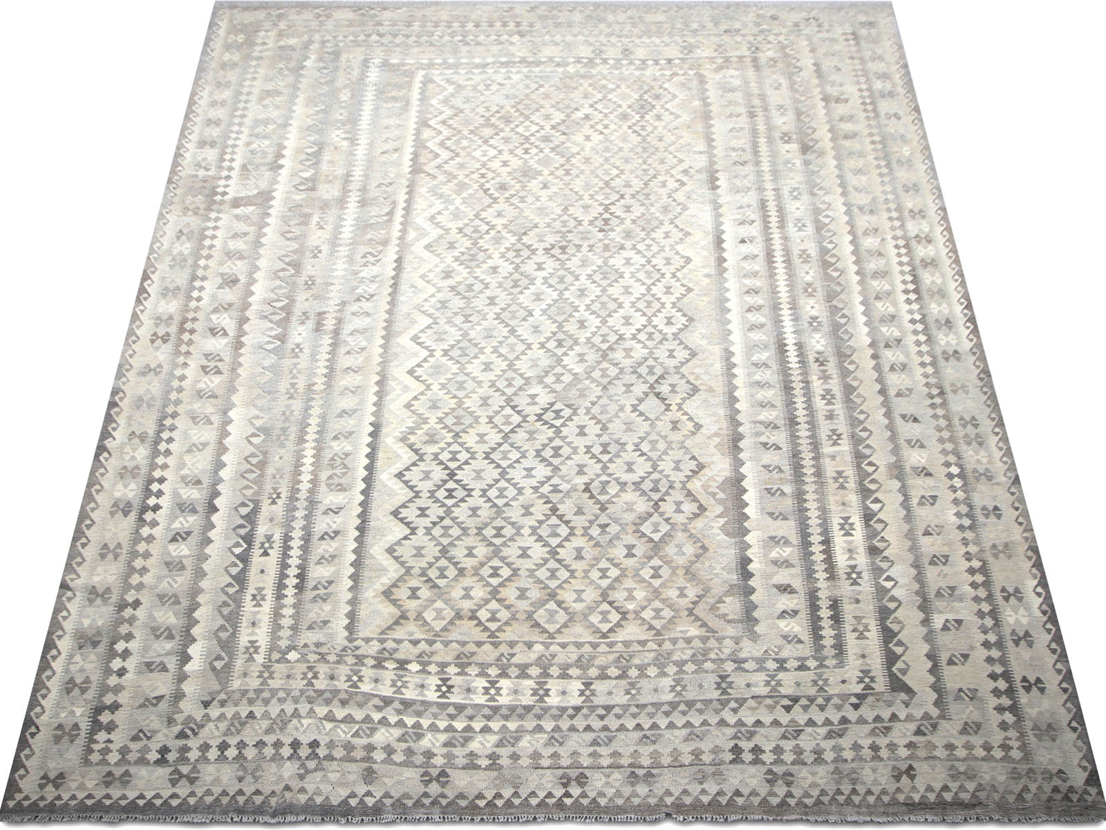 Vintage Afghan Maimana Kilim - 11'1" x 15'2"