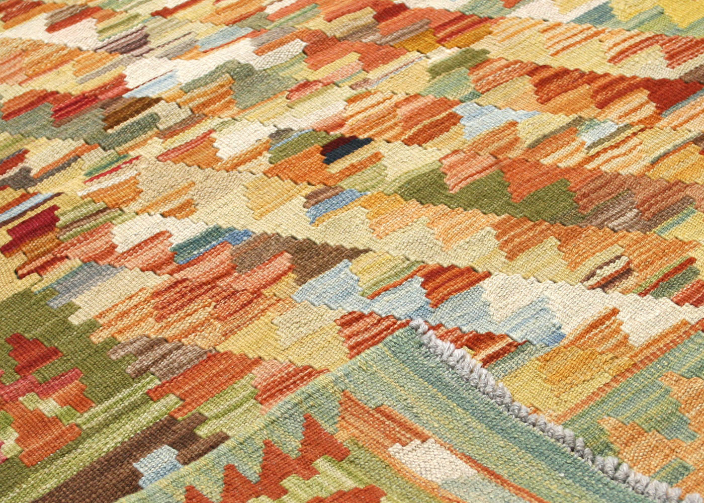 Vintage Afghan Maimana Kilim - 4'2" x 6'5" - 150644