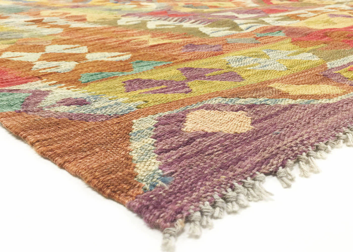 Vintage Afghan Maimana Kilim - 6'5" x 9'9" - 150656