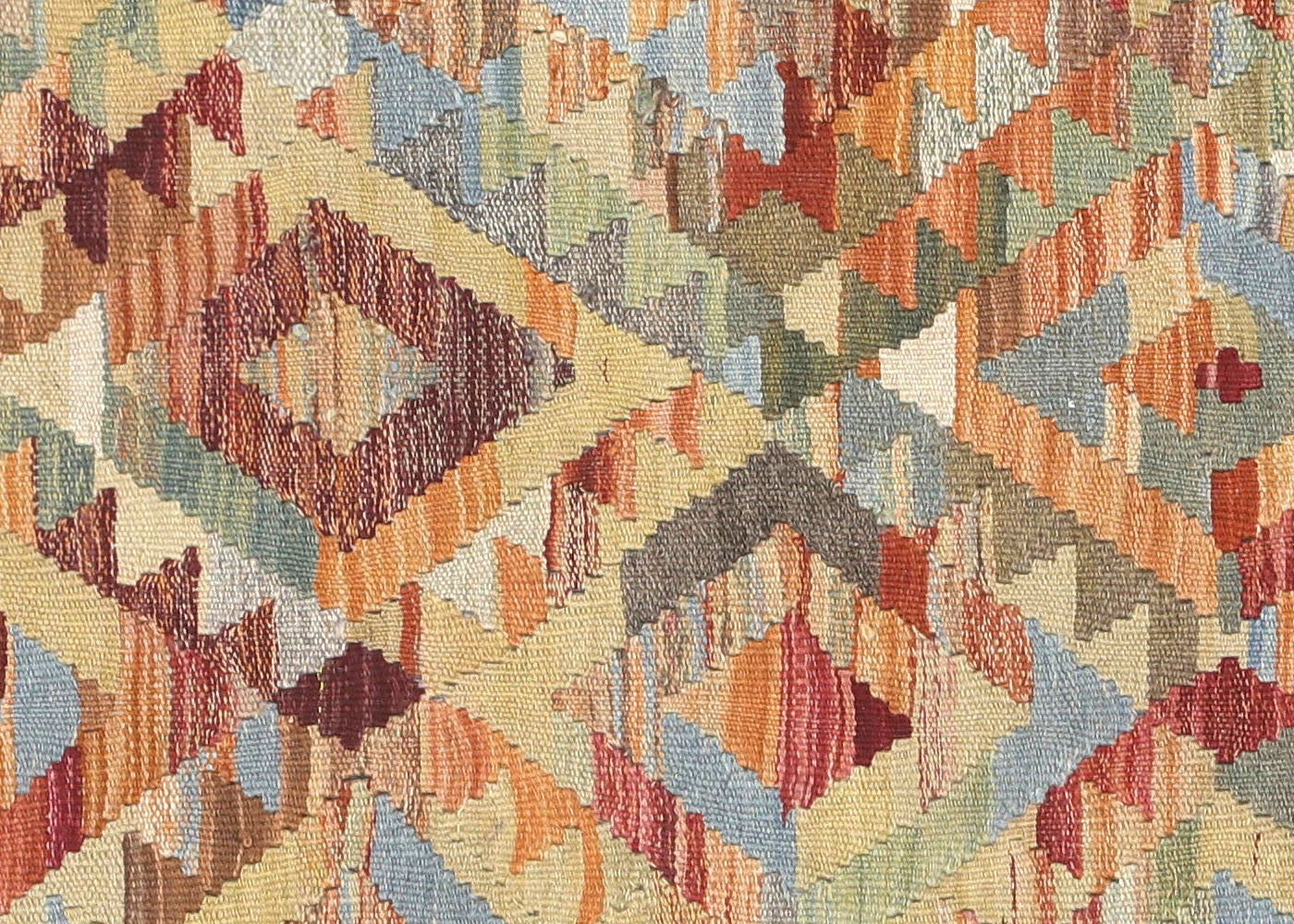 Vintage Afghan Maimana Kilim - 4'1" x 5'9" - 150660