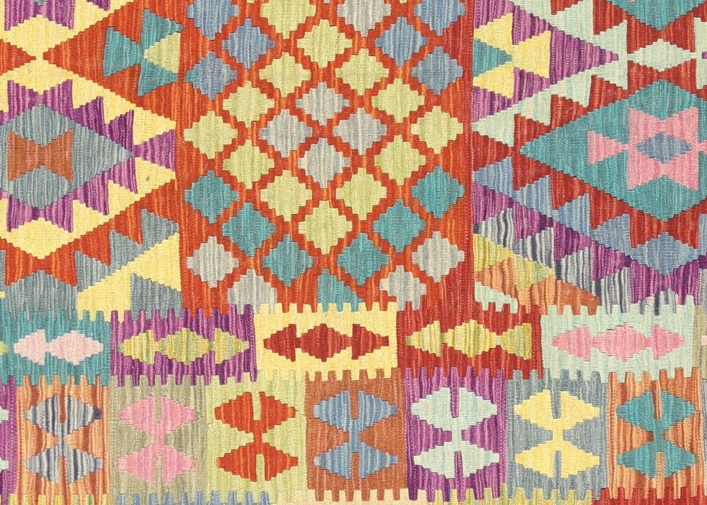 Vintage Afghan Maimana Kilim - 6'10" x 9'9" - 150672