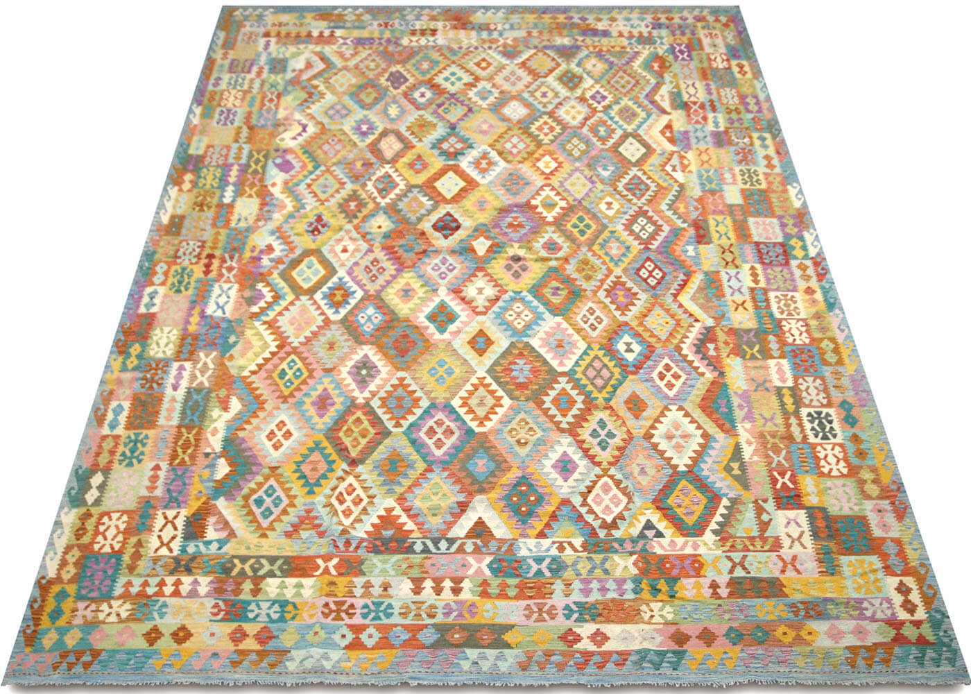 Vintage Afghan Maimana Kilim - 11'11" x 17'9" - 150710