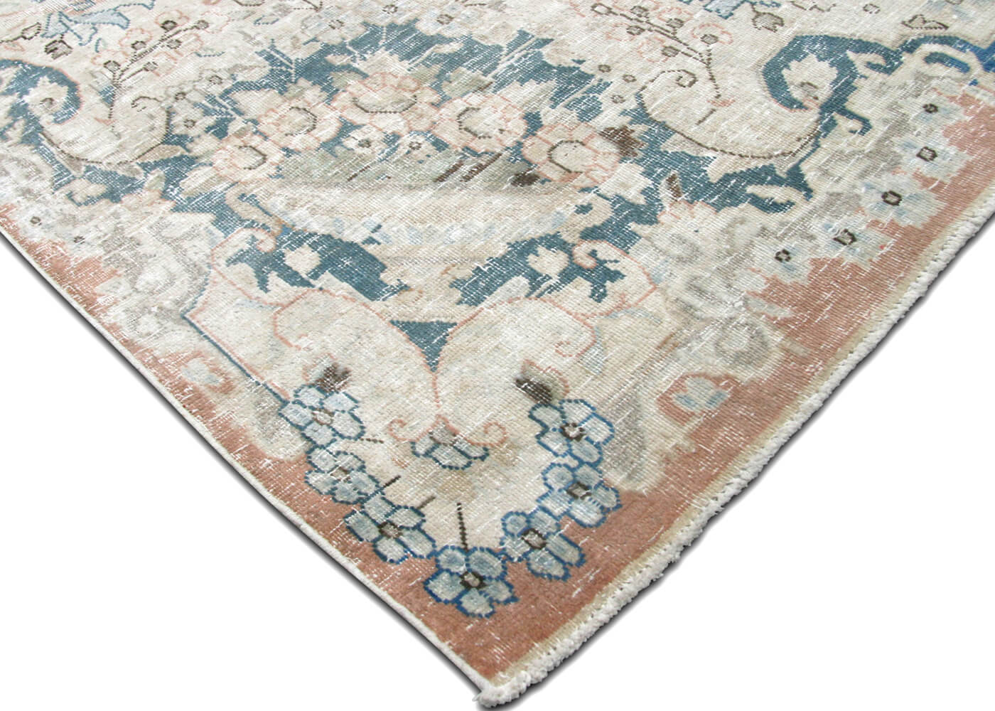 Vintage Persian Kerman Rug - 9'8" x 13'10" - 150714