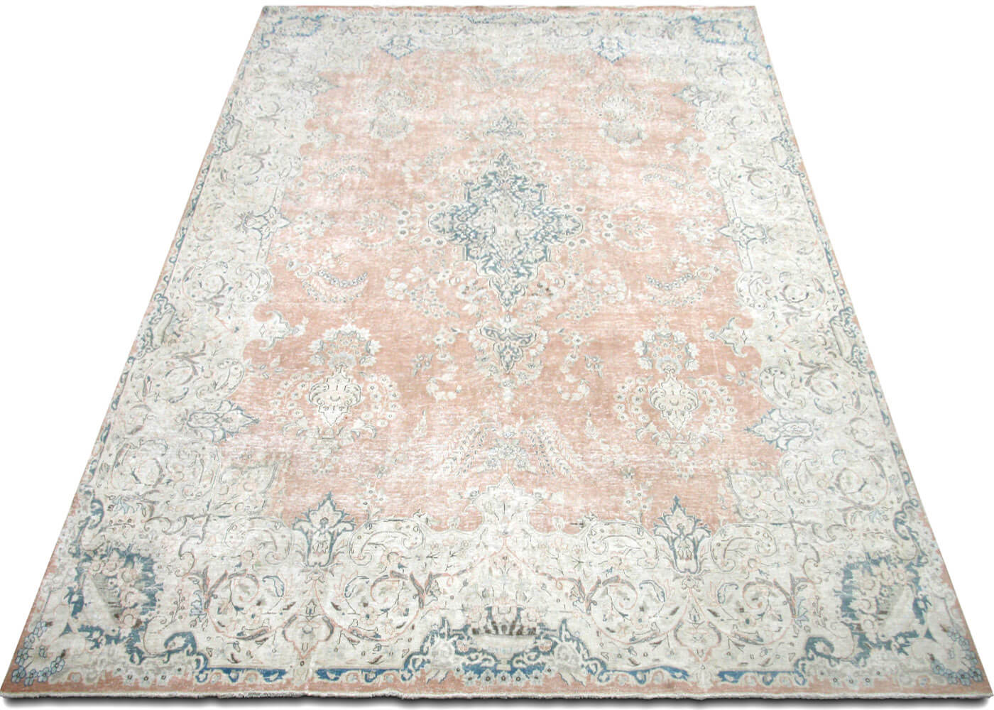 Vintage Persian Kerman Rug - 9'8" x 13'10" - 150714