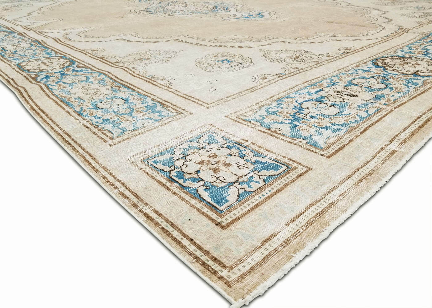 Vintage Persian Kerman Rug - 9'8" x 12'10" - 150729