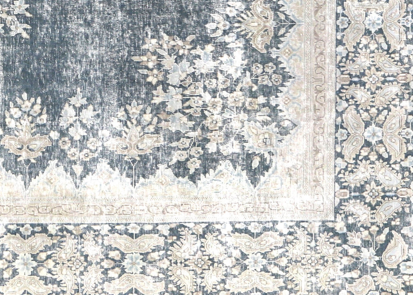 Vintage Persian Kerman Rug - 9'5" x 12'5" - 150735
