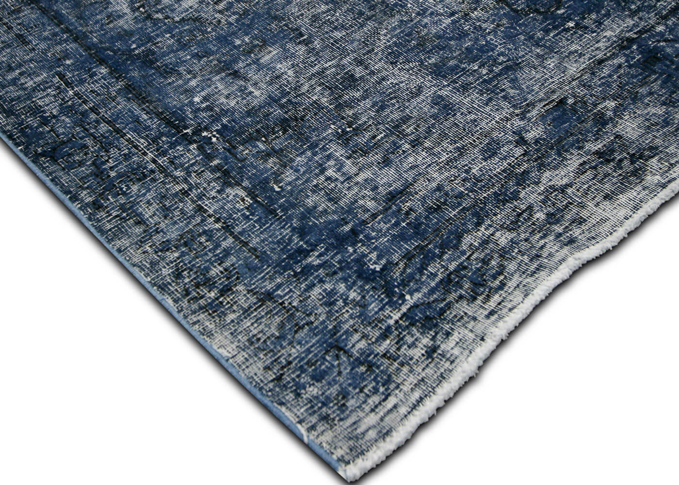 Vintage Persian Kerman Overdyed Rug - 9'9" x 16'8" - 150742