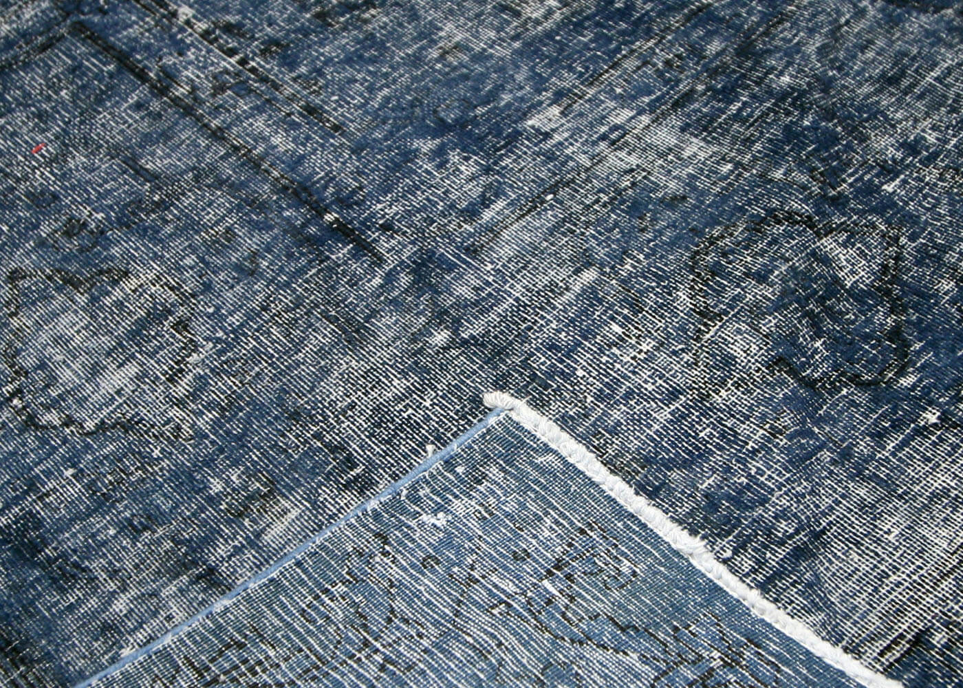 Vintage Persian Kerman Overdyed Rug - 9'9" x 16'8" - 150742