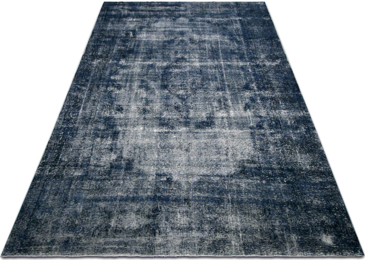 Vintage Persian Kerman Overdyed Rug - 9'9" x 16'8" - 150742