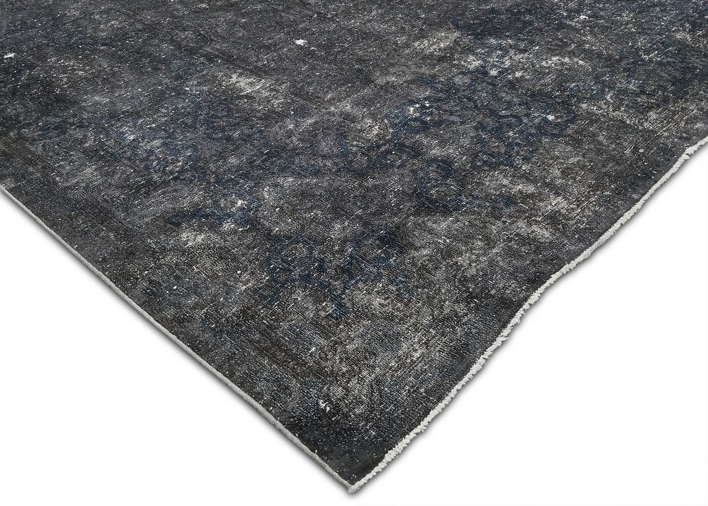 Vintage Persian Kerman Overdyed Rug - 10'8" x 15'3" - 150781