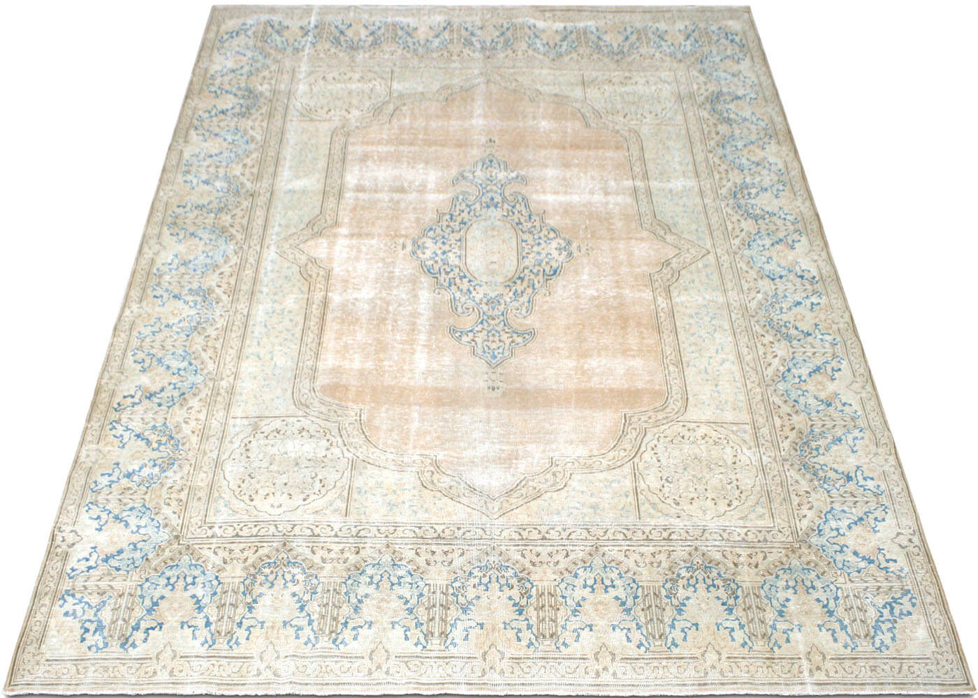 Vintage Persian Kerman Rug - 9'10" x 12'9" - 150783