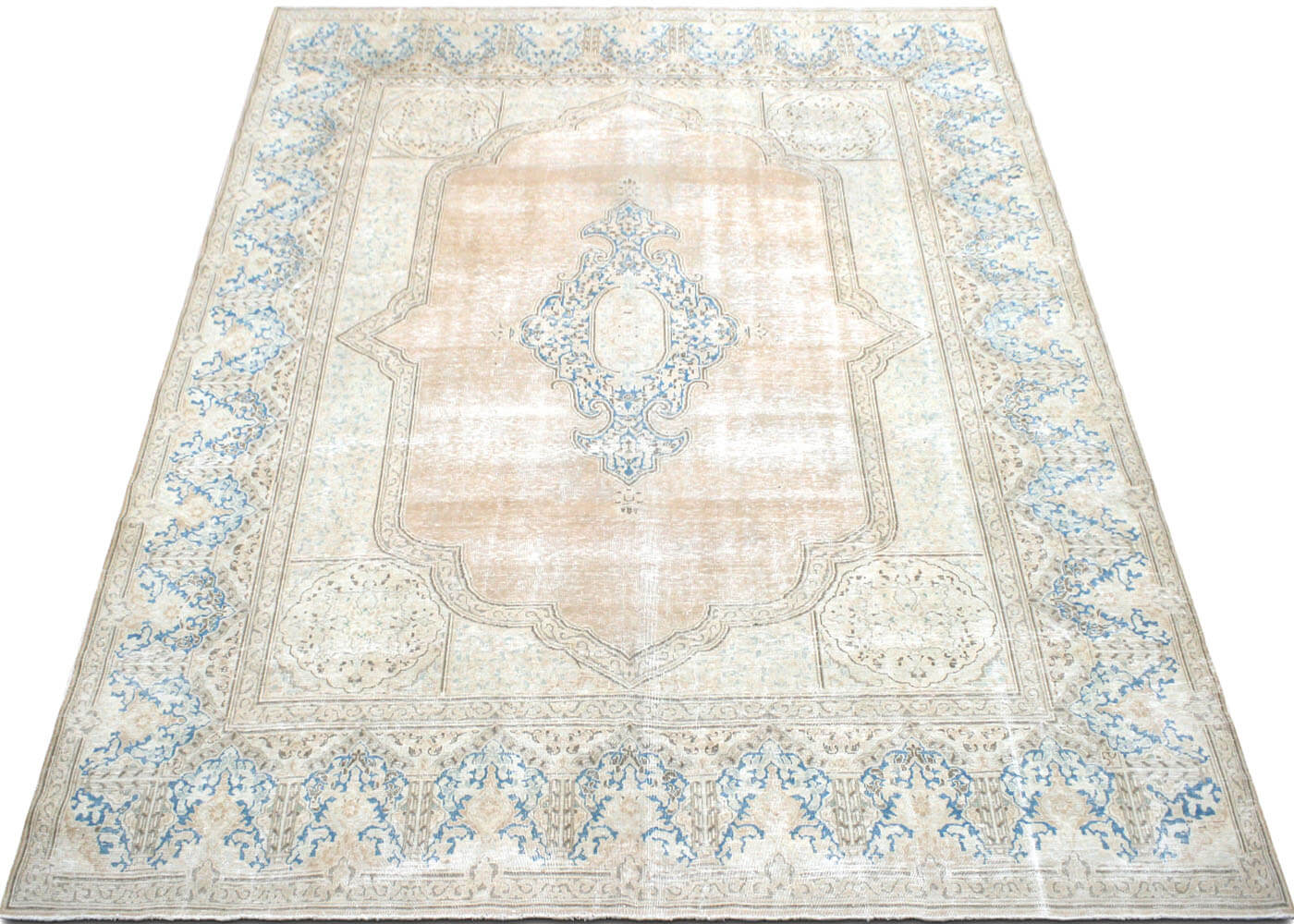 Vintage Persian Kerman Rug - 9'10" x 12'9" - 150783