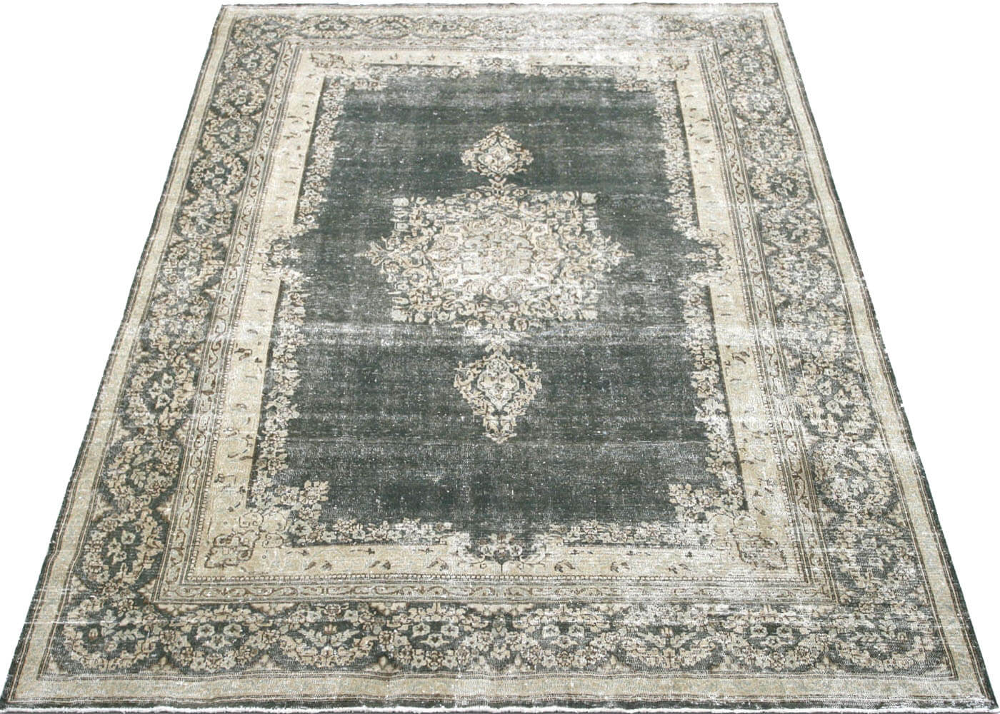 Vintage Persian Kerman Rug - 8' x 11'4" - 150789