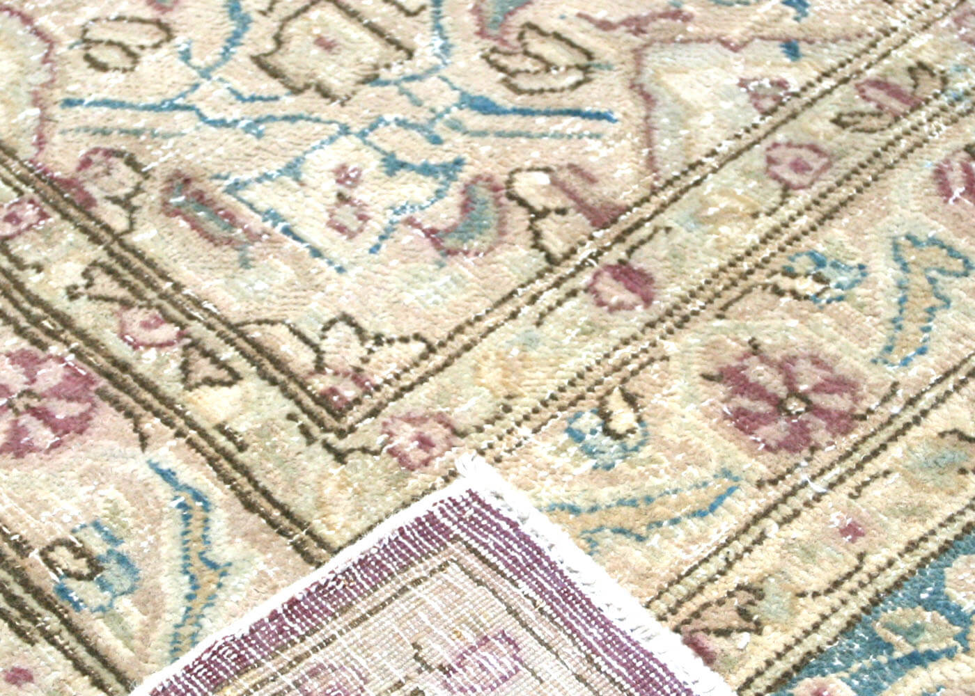 Vintage Persian Kerman Rug - 9'11" x 13' - 150795