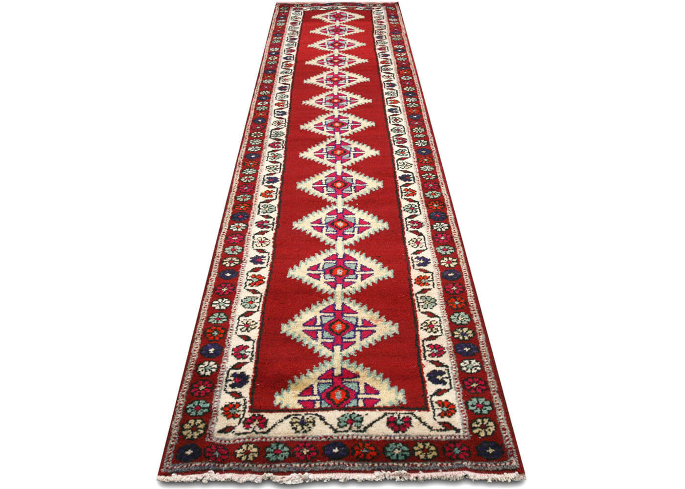 Vintage Turkish Oushak Runner - 3'3" x 13'6" - 150805