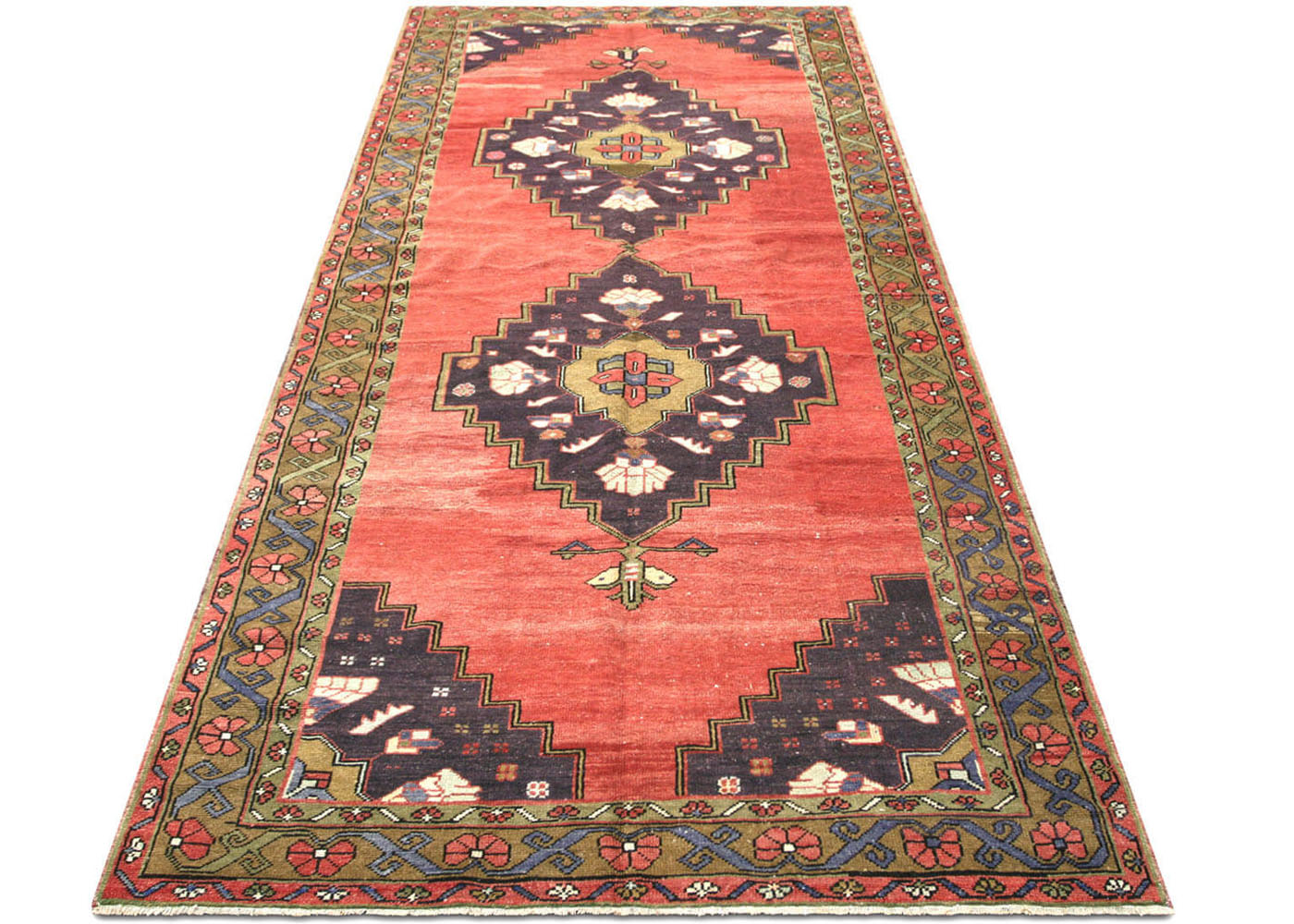 Vintage Turkish Oushak Rug - 5' x 11'1" - 150827