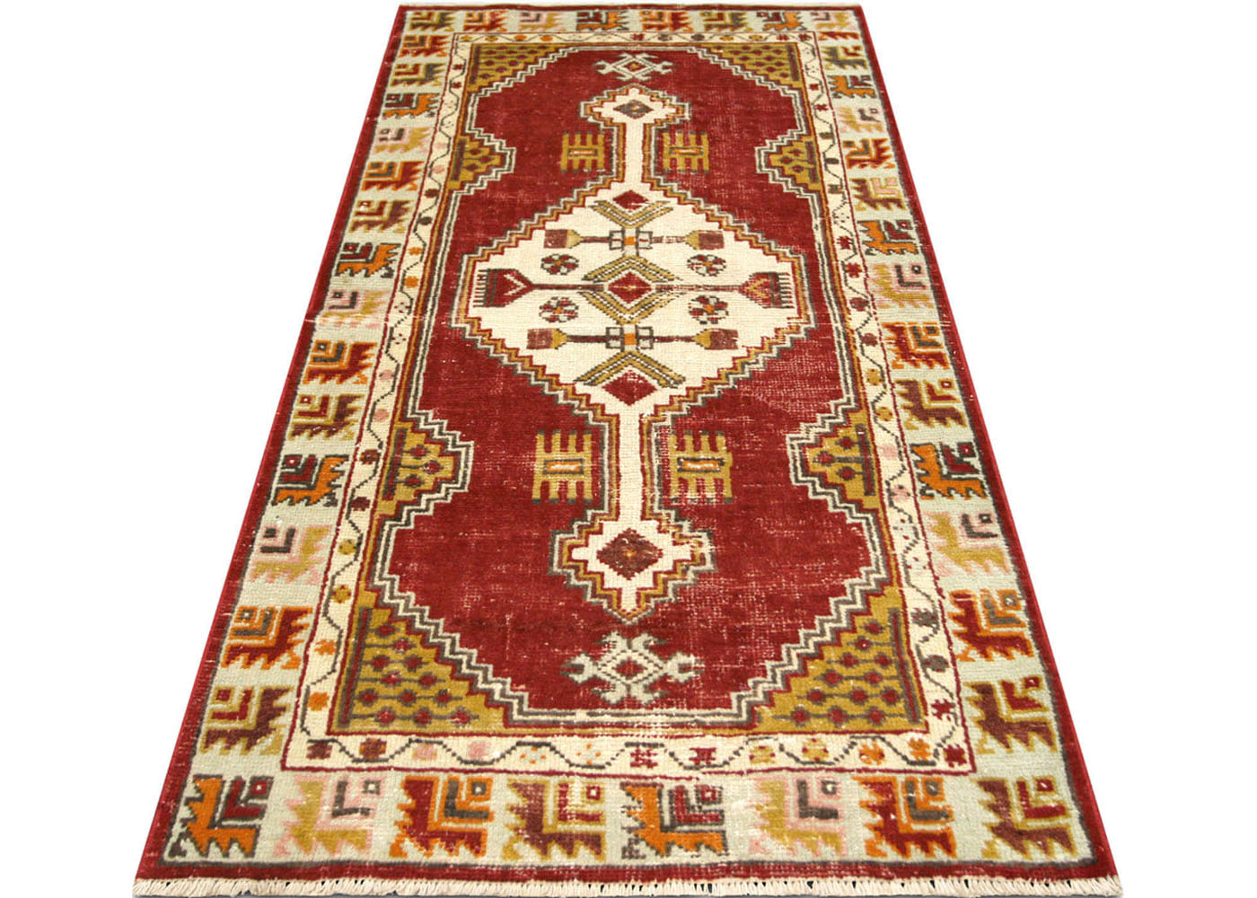 Vintage Turkish Oushak Rug - 2'6" x 4'11" - 150847