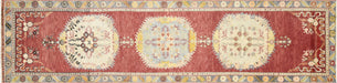 Vintage Turkish Oushak Runner - 3'2" x 12'7"