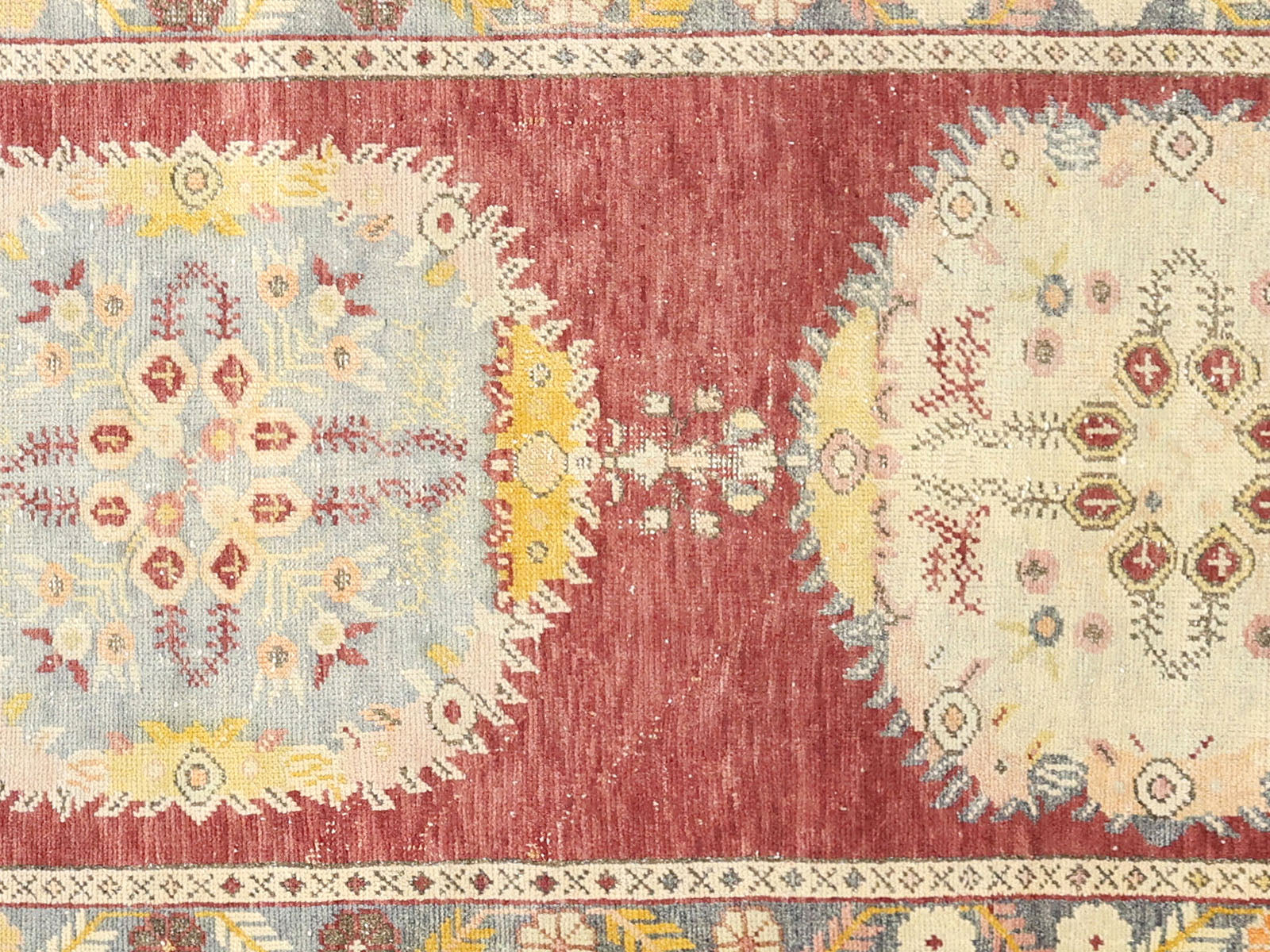 Vintage Turkish Oushak Runner - 3'2" x 12'7"