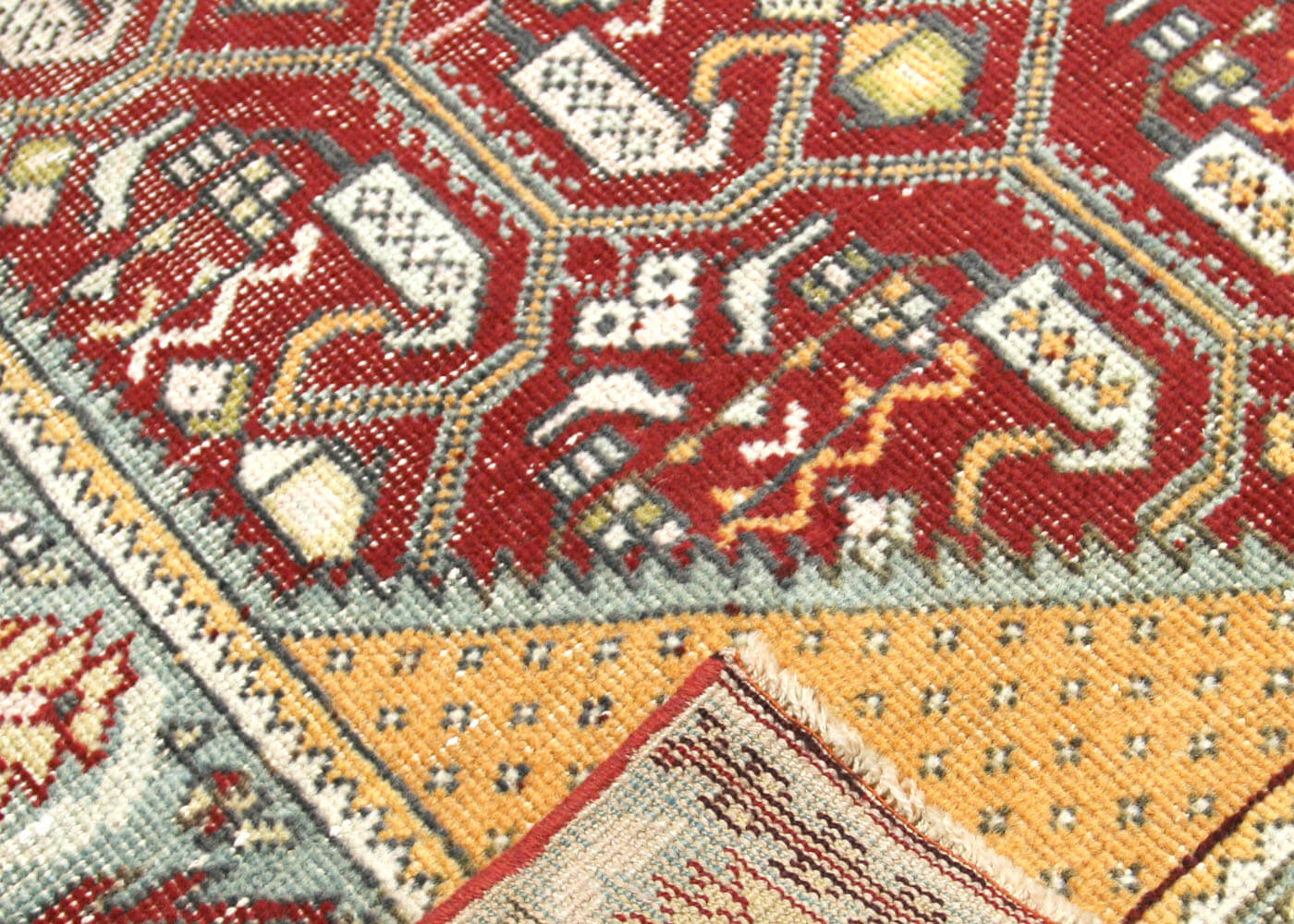 Vintage Turkish Oushak Rug - 3' x 5'2" - 150856