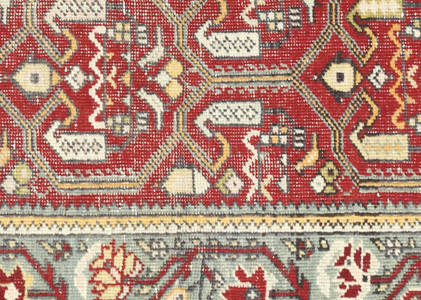 Vintage Turkish Oushak Rug - 3' x 5'2" - 150856