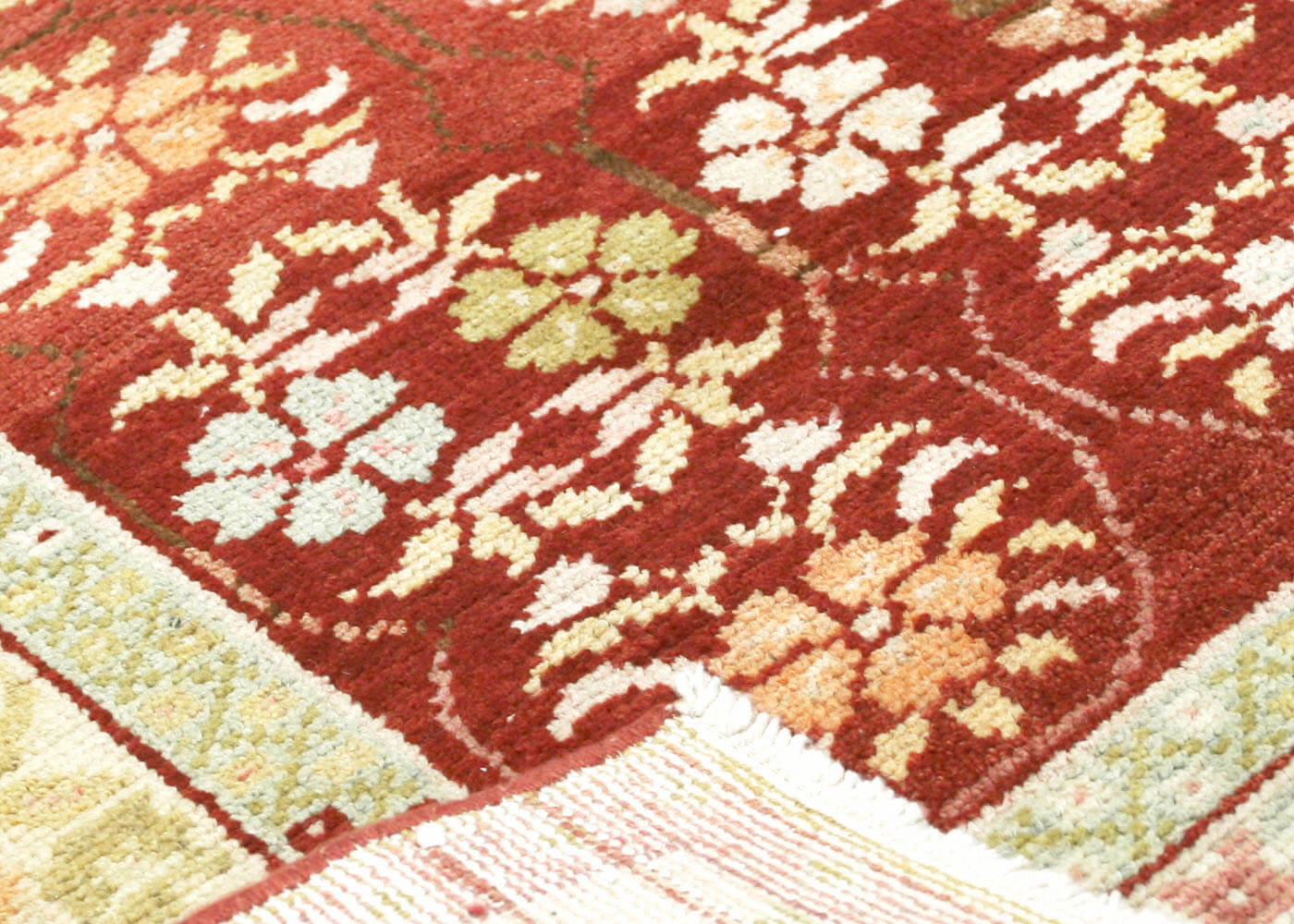 Vintage Turkish Oushak Runner - 3'2" x 12'10" - 150862