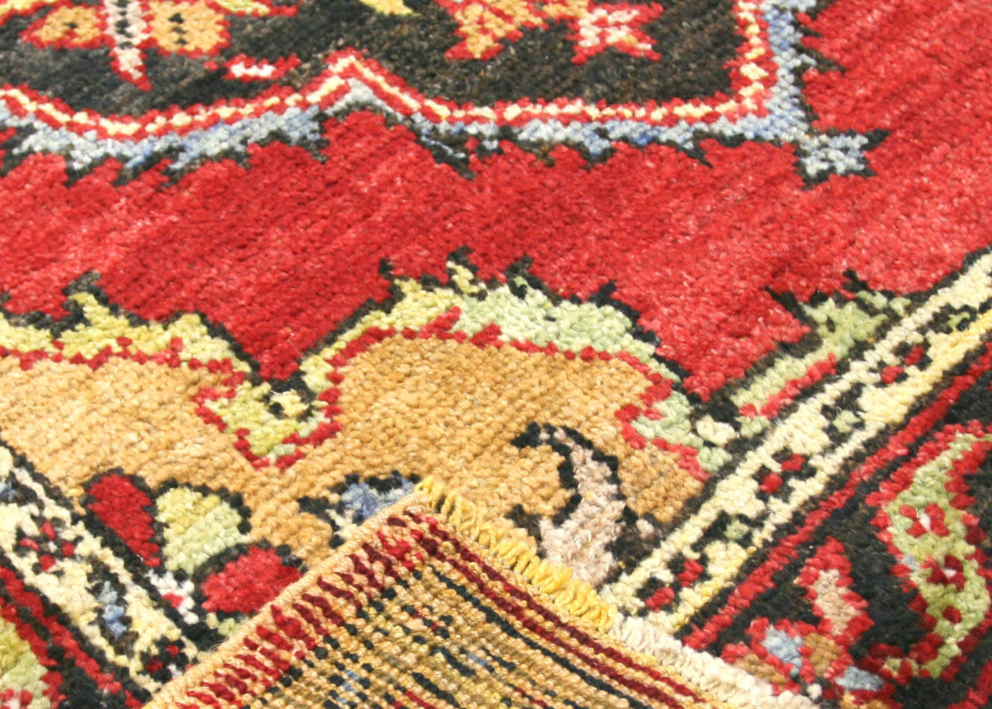Vintage Turkish Oushak Rug - 3'9" x 5'5" - 150866