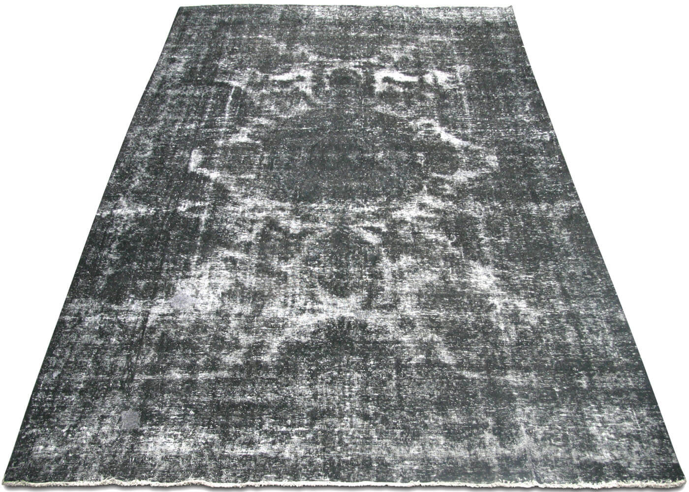 Vintage Persian Kerman Overdyed Rug - 9'7" x 14'1" - 150878