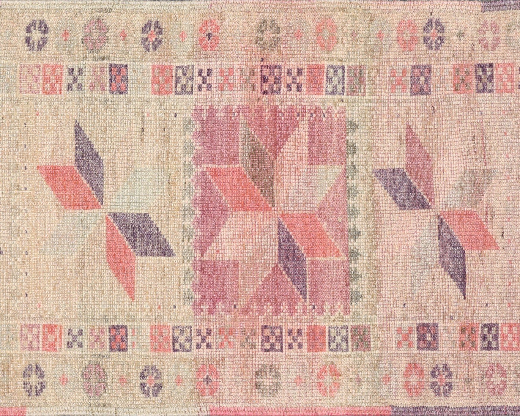 Vintage Turkish Oushak Runner - 2'10" x 11'6"