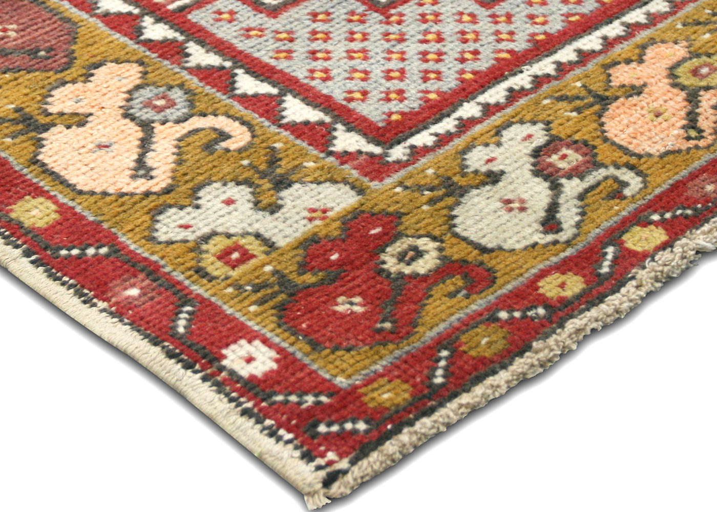 Vintage Turkish Oushak Runner - 2'11" x 9'7" - 150914