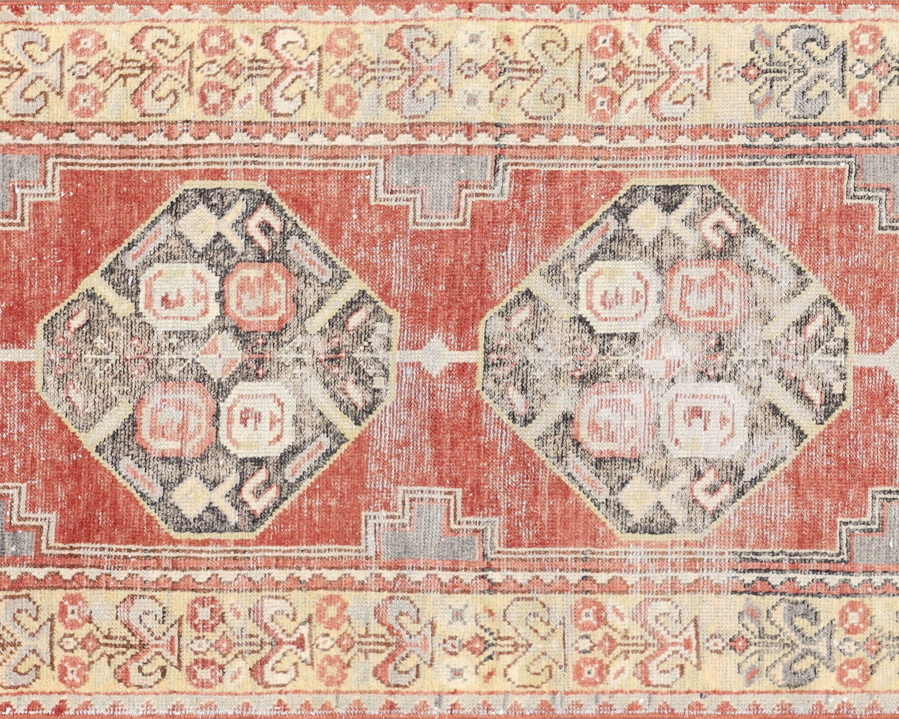 Vintage Turkish Oushak Runner - 2'11" x 9'8"