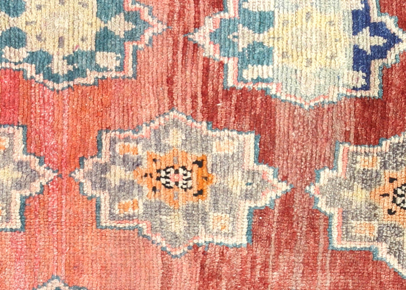 Vintage Turkish Oushak Rug - 5'2" x 7'11" - 150936