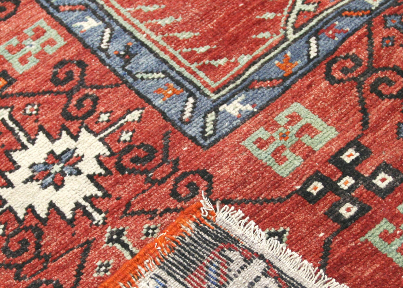 Vintage Turkish Oushak Rug - 3'10" x 7' - 150948
