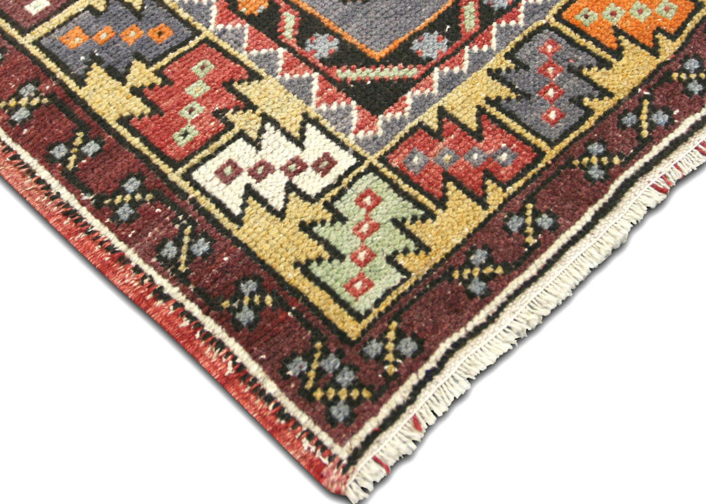 Vintage Turkish Oushak Rug - 3'8" x 6'4" - 150953