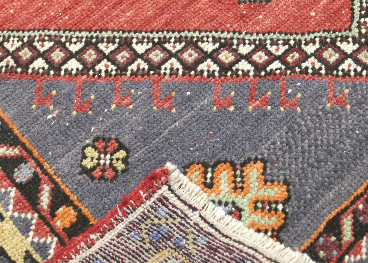 Vintage Turkish Oushak Rug - 3'8" x 6'4" - 150953