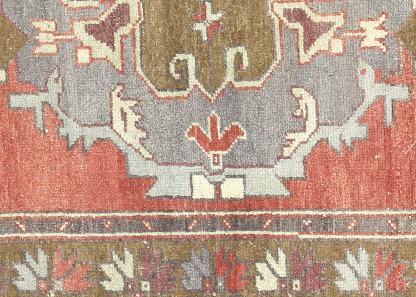 Vintage Turkish Oushak Rug - 4'4" x 8'3" - 150954