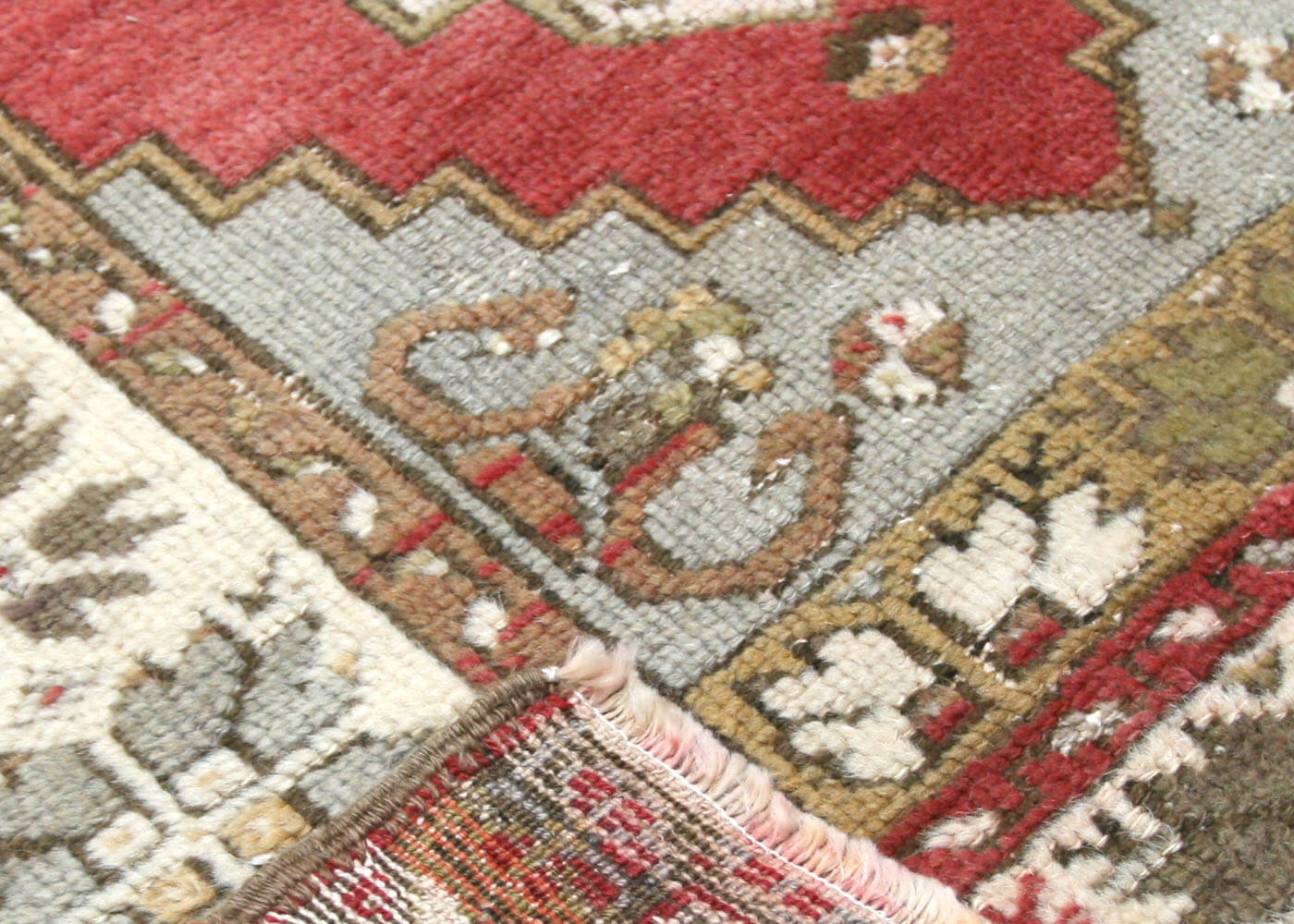 Vintage Turkish Oushak Rug - 3' x 4'4" - 150976