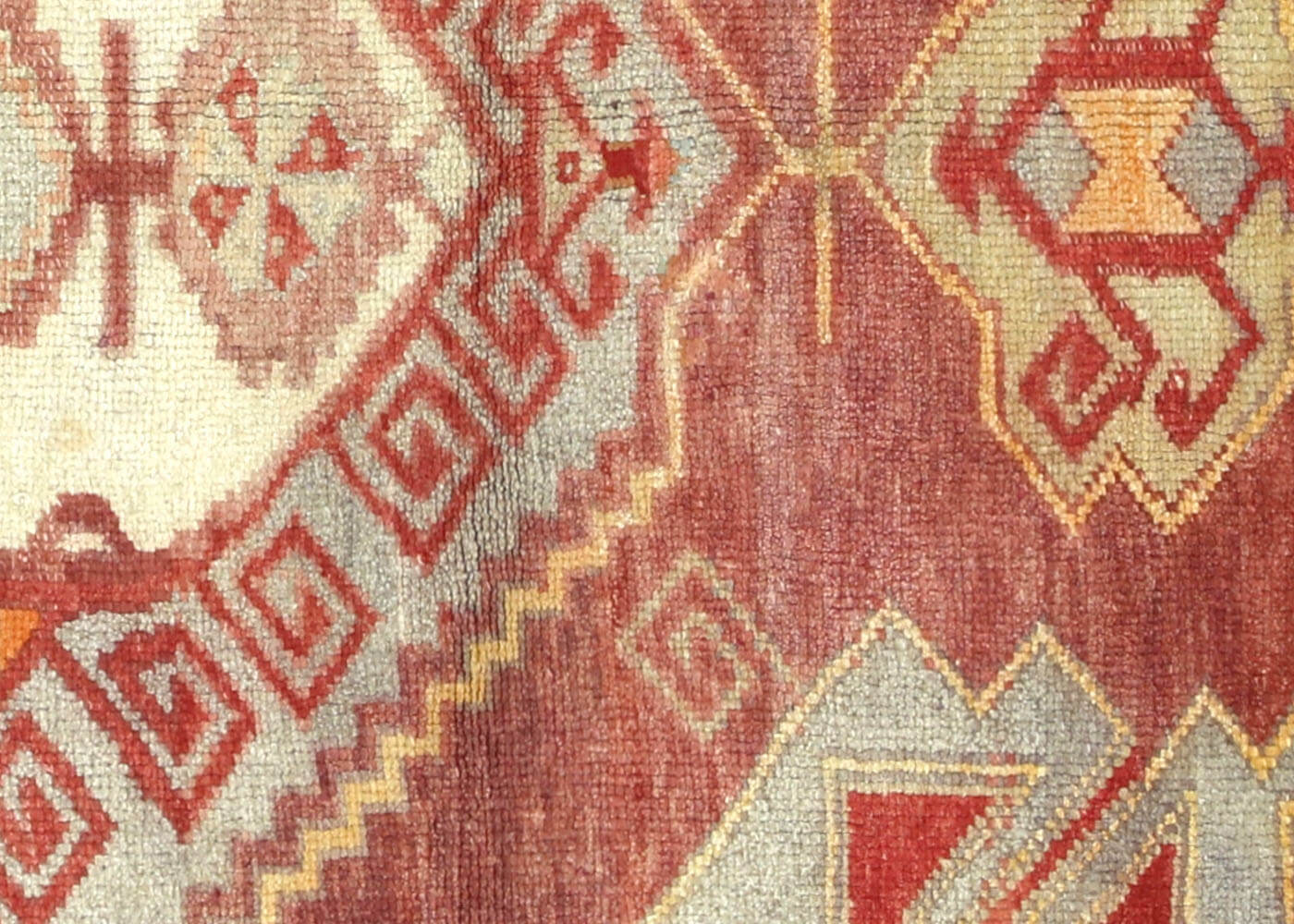 Vintage Turkish Oushak Rug - 4'10" x 8' - 150977