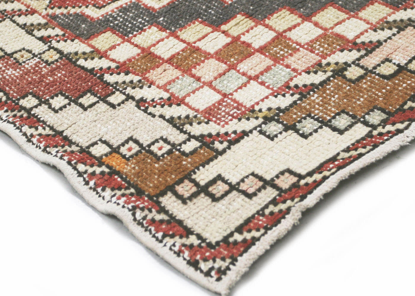 Vintage Turkish Oushak Runner - 3' x 9'9" - 150985
