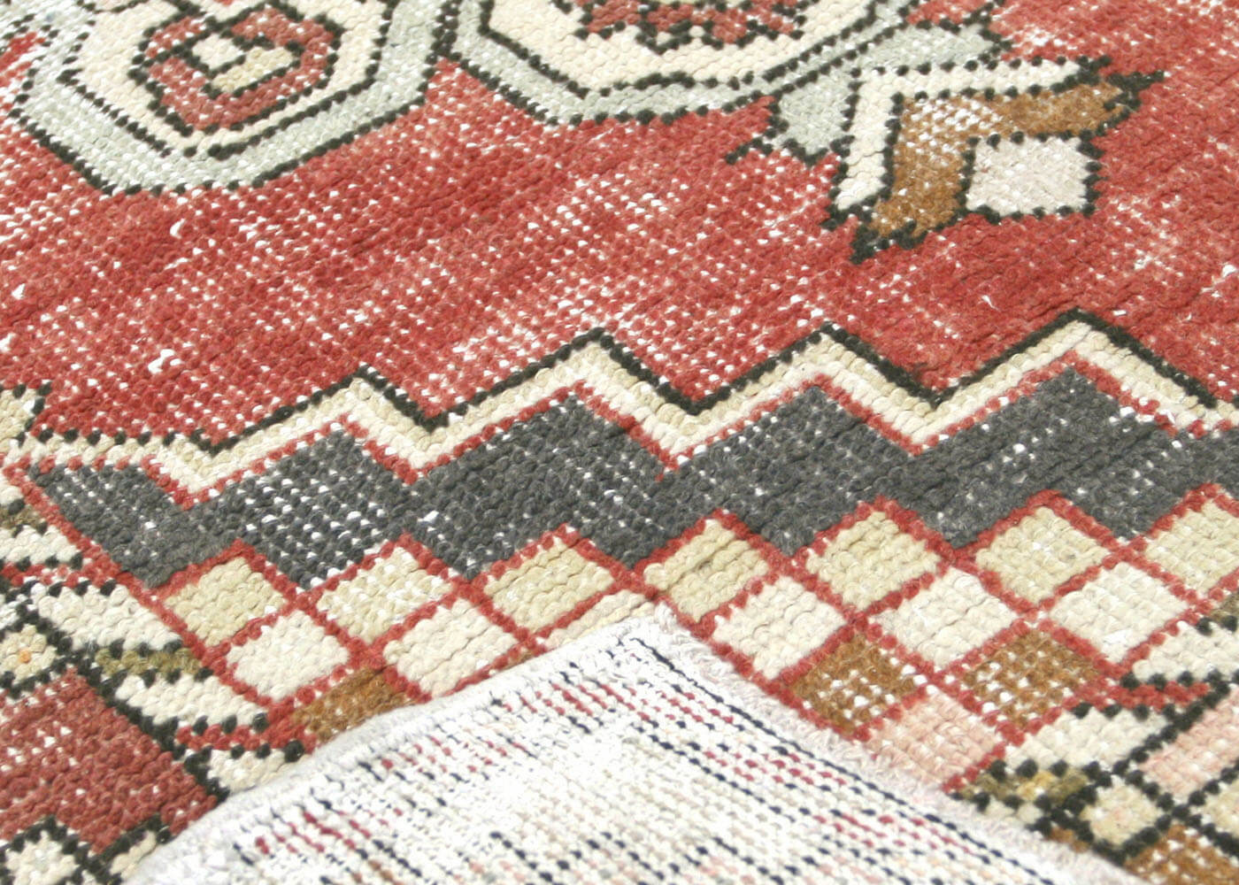 Vintage Turkish Oushak Runner - 3' x 9'9" - 150985
