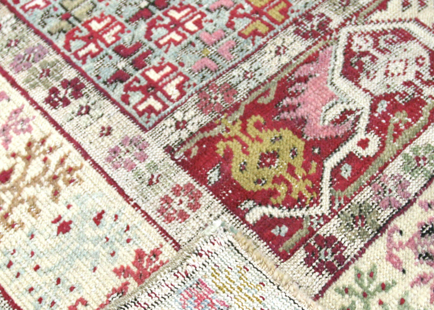 Vintage Turkish Oushak Rug - 3'8" x 6'10" - 150989