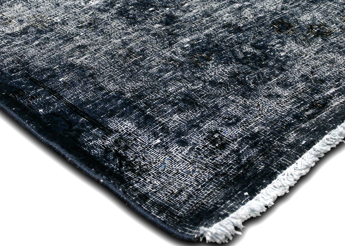 Vintage Persian Kerman Overdyed Rug - 9'9" x 15'9" - 155015