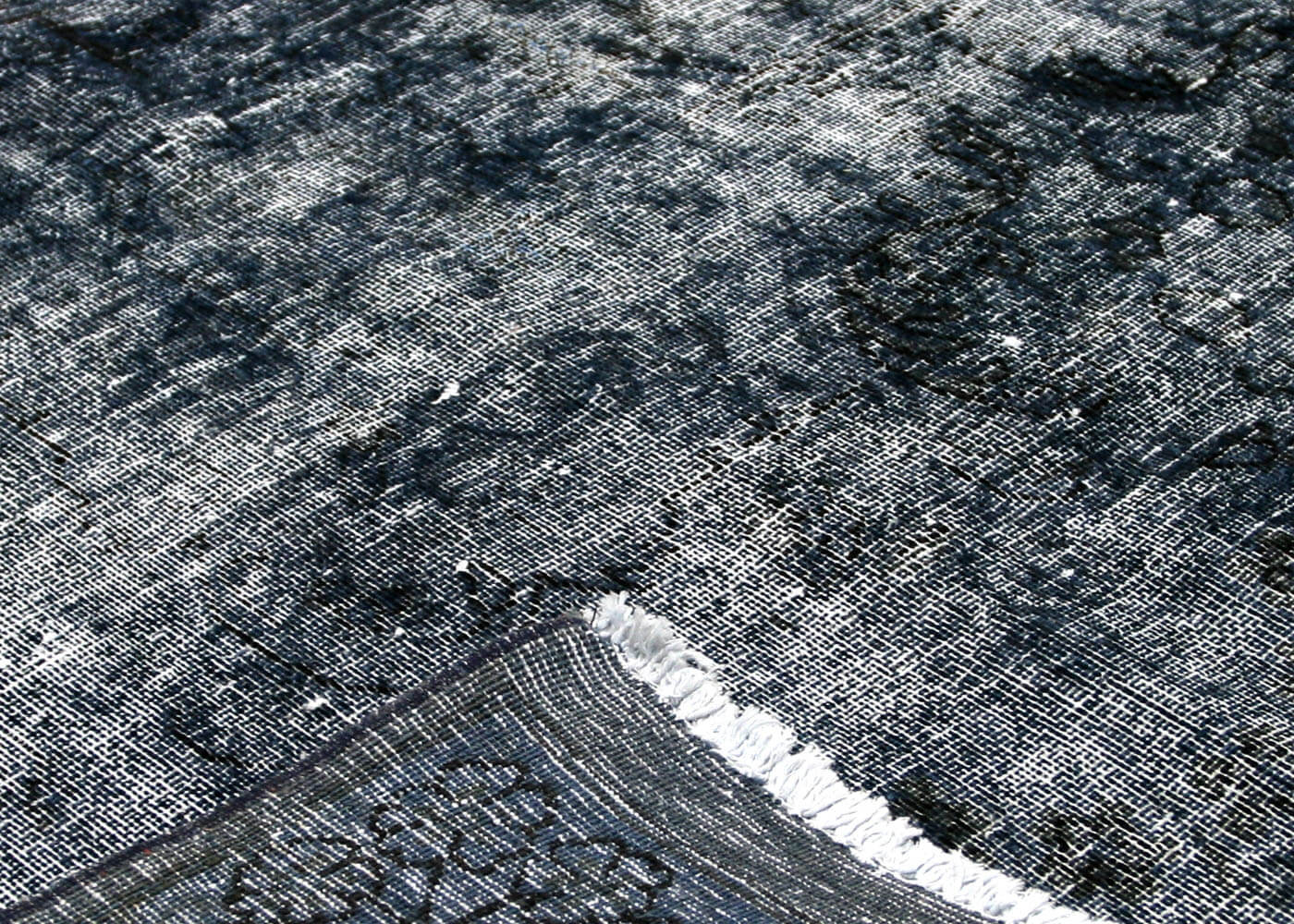 Vintage Persian Kerman Overdyed Rug - 9'9" x 15'9" - 155015