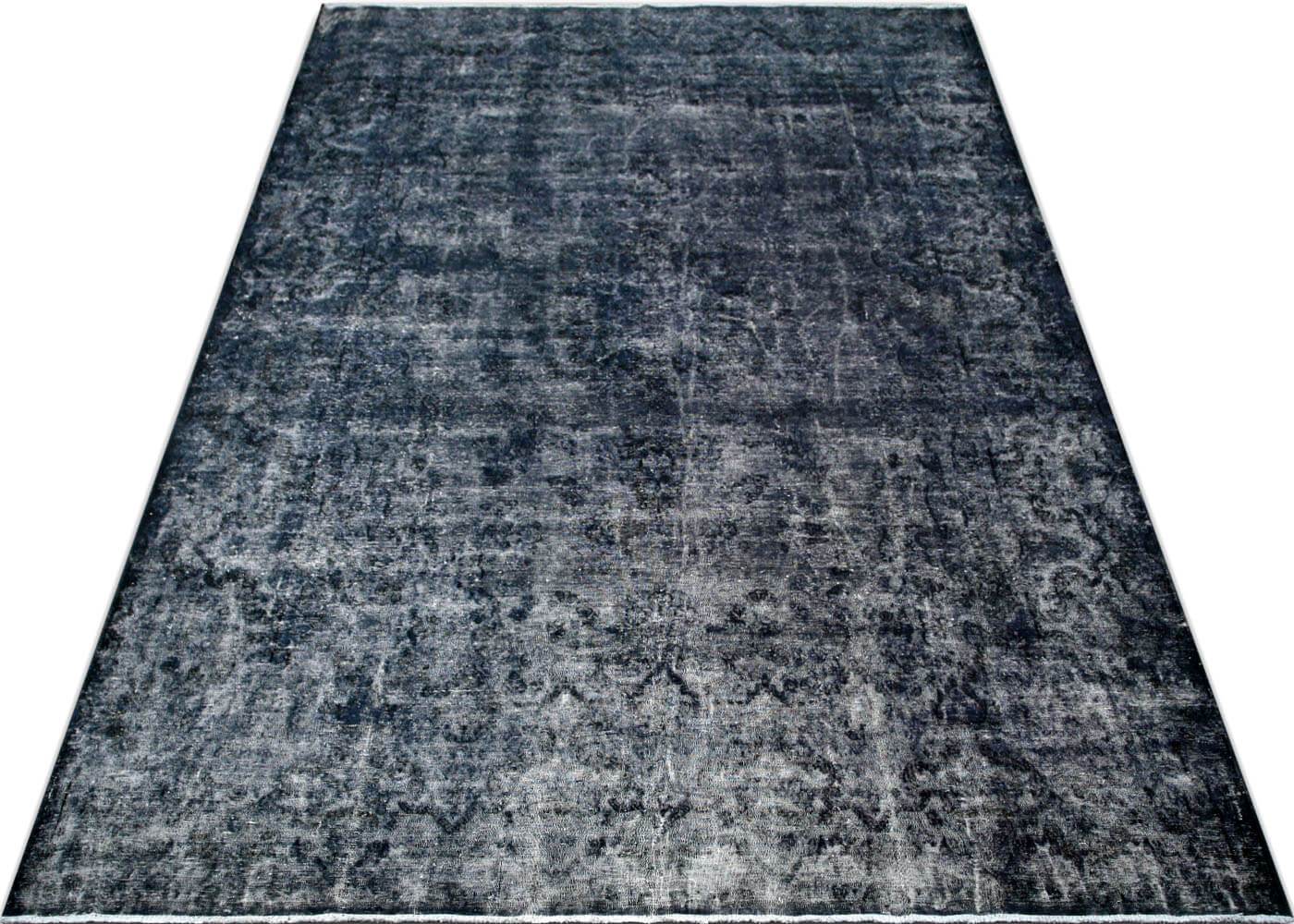 Vintage Persian Kerman Overdyed Rug - 9'9" x 15'9" - 155015