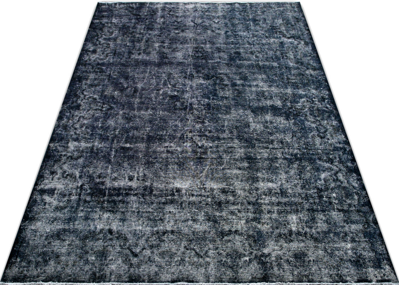 Vintage Persian Kerman Overdyed Rug - 9'9" x 15'9" - 155015