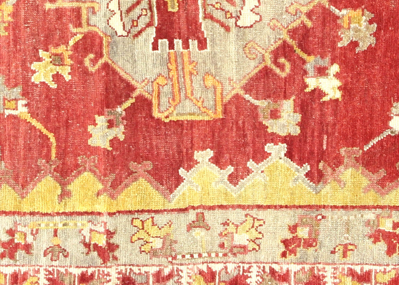 Vintage Turkish Oushak Rug - 5'8" x 10'4" - 156005
