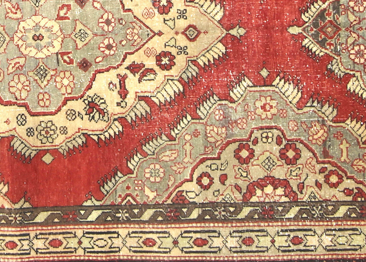Vintage Turkish Oushak Rug - 5'7" x 14'5" - 156006