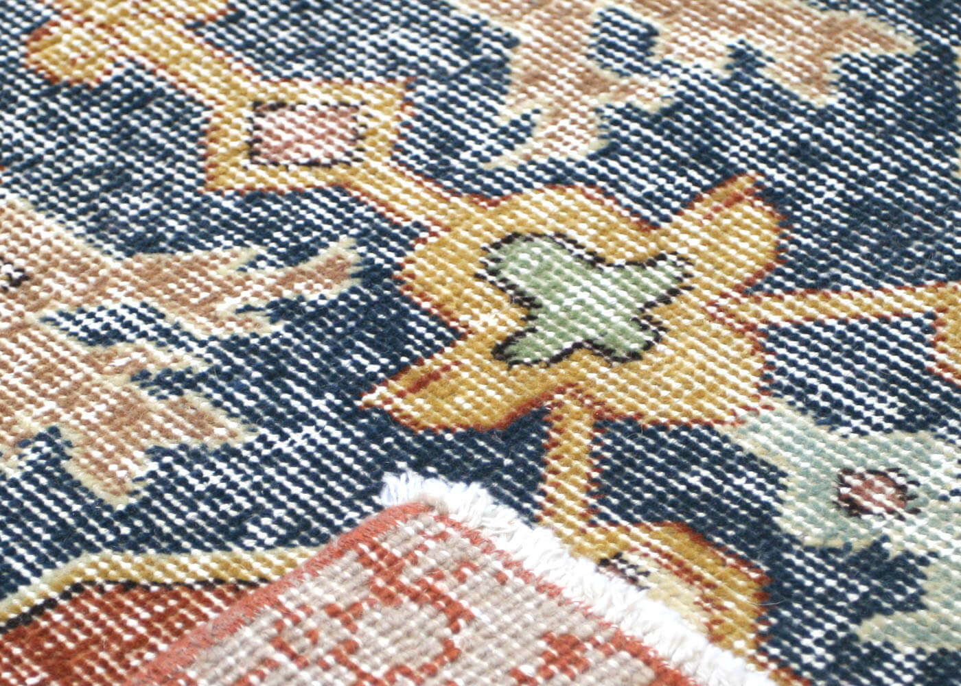 Vintage Turkish Oushak Rug - 7'10" x 16'7" - 156022