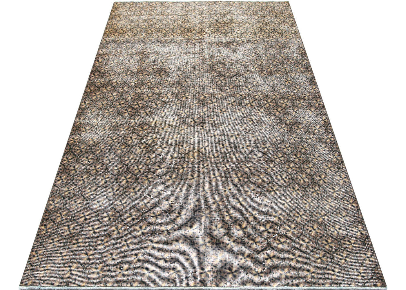 Vintage Turkish Mid-Century-Modern Rug - 4'10" x 8'6" - 156032